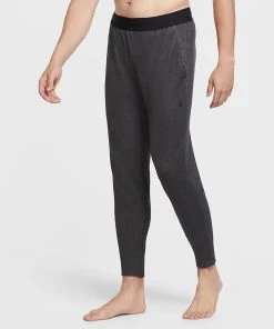 Nike Men's Yoga Pants (010 - Black/Heather/Black)