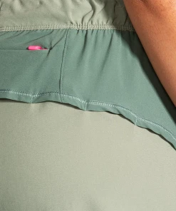 BROOKS Women's Chaser 5" 2-in-1 Short (326 - Pebble/Dark Pebble/Cool) -New balance-shop 510FB867 7C51 4BAE 85B0 9D721A8250AA