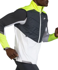 BROOKS Men’s Run Visible Insulated Vest (134 - White/Asphalt/Nightlife) -New balance-shop 53116A9B 1138 4F6A 90DC 028E3604882C