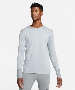 Nike Men's Therma-Fit Repel Element Long Sleeve (084 - Smoke Grey/Grey Fog/Reflective Silver)