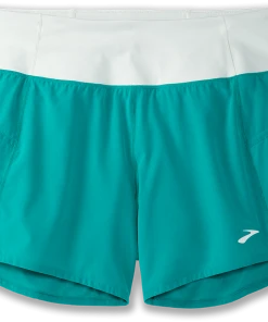 BROOKS Women's Chaser 5" Short (347 - Nile Green/Cool Mint)