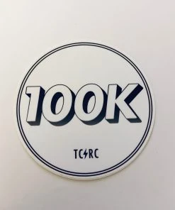 TC Running Co 100K TCRC Sticker