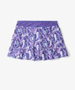 TASC Women’s Rhythm Printed Skirt 13in (547 - Purple Tropics)