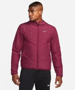 Nike Men’s Therma-FIT Repel Running Jacket (638 - Dark Beetroot/Reflective Silver)