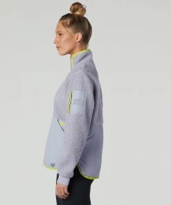 New Balance Women’s Q Speed Sherpa Anorak (WRY - Whisper Grey) -New balance-shop 6551E556 9CAB 480A 9304 9A9868576611