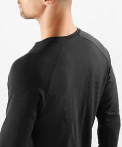Salomon Men’s Sense OverSeason Long Sleeve (Deep Black) -New balance-shop 65E77BBD 469C 4D59 B02B 96B6E3A60FAA