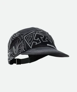 Nathan HyperNight Quick Stash Run Hat (White/Black/Vivid Blue)