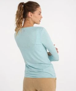 TASC Women’s NOLA Long Sleeve (433 - Joyful Blue Heather) -New balance-shop 67747826 C4FF 4667 98BC 8519B8394D40