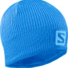 Salomon Logo Beanie (Indigo Bunting/Blithe)