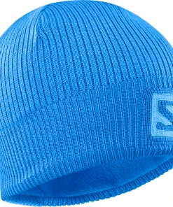 Salomon Logo Beanie (Indigo Bunting/Blithe)