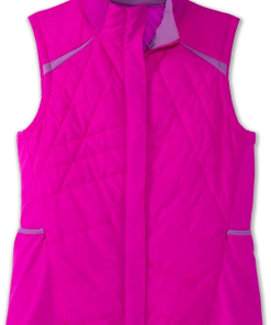 BROOKS Women’s Shield Hybrid Vest (633 - Magenta/Heliotrope)