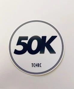 TC Running Co 50K TCRC Sticker