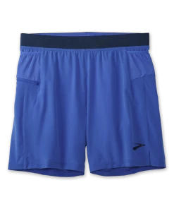 BROOKS Men's Sherpa 7" 2-in-1 Short (435 - Bluetiful/Indigo Rush)