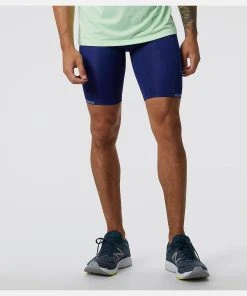 New Balance Men's Q Speed 9" Half Tight (VBE - Victory Blue)