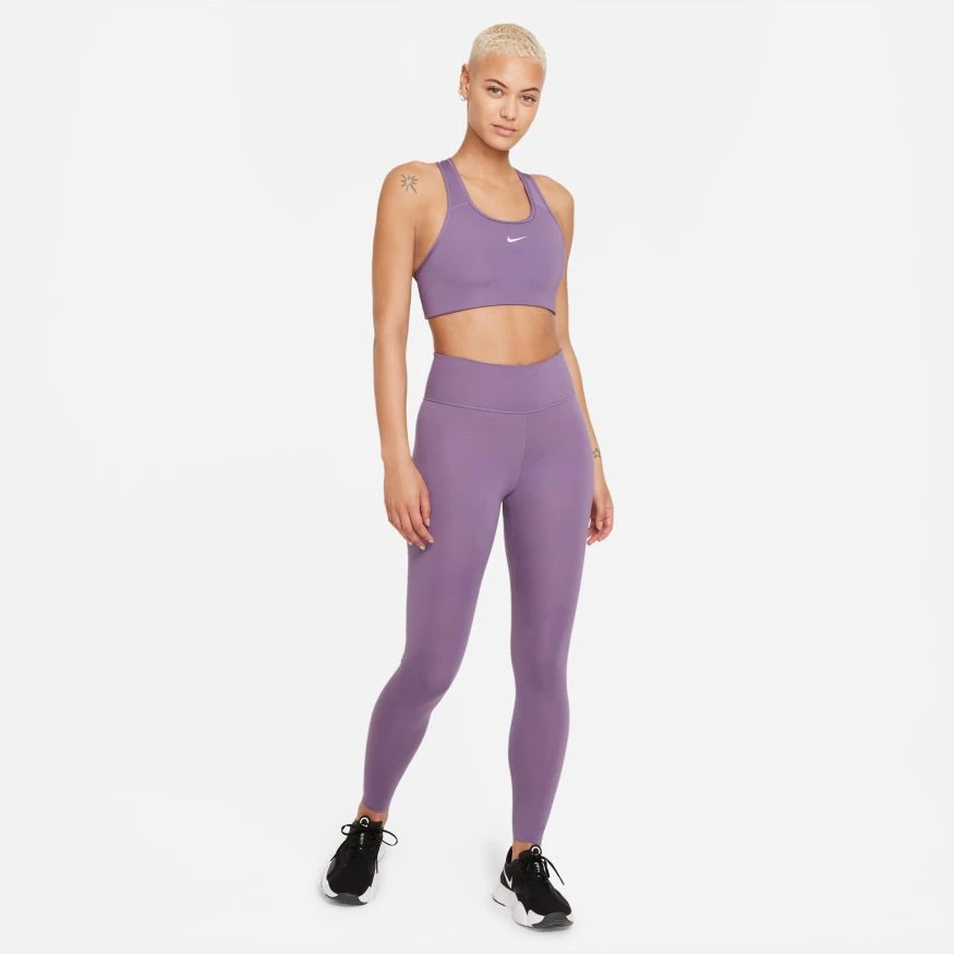 Nike Women’s Swoosh Medium-Support Padded Bra (574 - Amethyst Smoke/White) 5 Nike Women’s Swoosh Medium-Support Padded Bra (574 - Amethyst Smoke/White) - Image 5