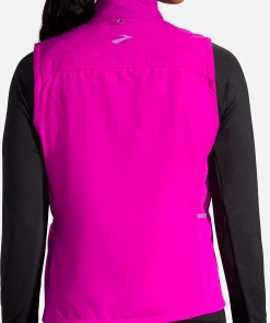 BROOKS Women’s Shield Hybrid Vest (633 - Magenta/Heliotrope) -New balance-shop 7F12C90D 0993 4F82 9FF8 FEE64A26D5B6