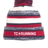 TC Running Co TCRC Bolt Striped Pom Hat