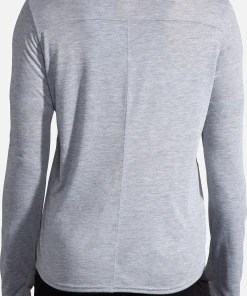 BROOKS Women’s Distance Long Sleeve (080 - Heather Ash) -New balance-shop 82256507 D056 444B 975D 3481B70A50CE