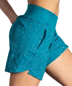 BROOKS Women's Chaser 7" Short (486 - Lagoon Speckle Print/Lagoon) -New balance-shop 89C080A6 B24D 4142 99FA 38EC50D3BA8A