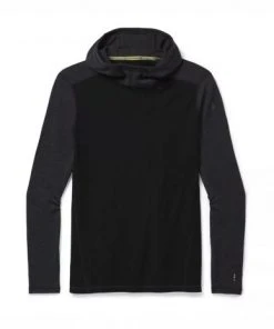 Smartwool Men’s Merino 250 Baselayer Hoodie (Black/Charcoal)