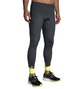 BROOKS Men’s Run Visible Tights (044 - Asphalt/Nightlife)