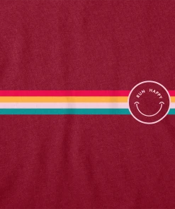 BROOKS Women's Distance Short Sleeve 2.0 (685 - Heather Razzmatazz/Rainbow Stripe) -New balance-shop 8D0E9C3A FC5A 436C 9D13 63A9359DB2D6