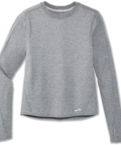 BROOKS Women’s Distance Long Sleeve (080 - Heather Ash)