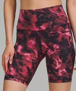 Lululemon Women's Align™ Short 8" (Intensity Pink/Blossom Multi)