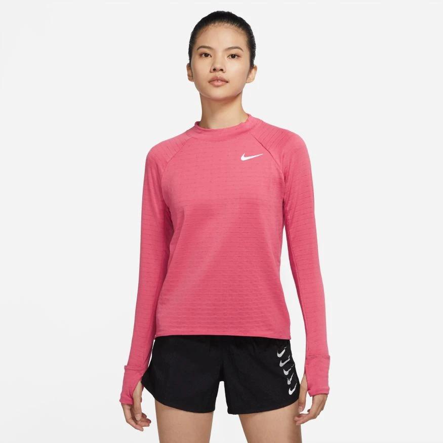 Nike Women's Therma-FIT Element Running Crew (622 - Archaeo Pink/Reflective Silver) 1 Nike Women's Therma-FIT Element Running Crew (622 - Archaeo Pink/Reflective Silver)