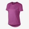 Nike Women’s Miler Top SS (623 - Berry Pink/reflective Silver)
