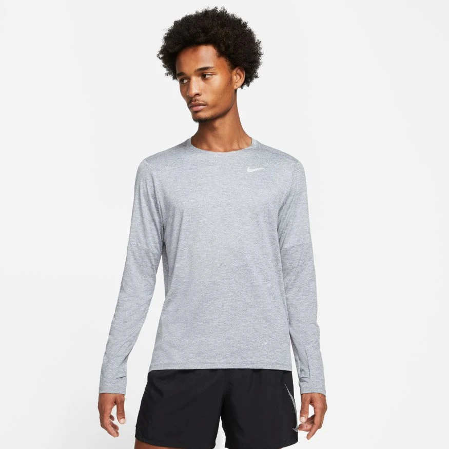 Nike Men's DRI-FIT Element Crew (084 - Smoke Grey/Grey Fog/Reflective Silver) 1 Nike Men's DRI-FIT Element Crew (084 - Smoke Grey/Grey Fog/Reflective Silver)