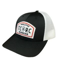 TC Running Co TCRC "Felt Patch" Trucker Hat (Black/White)