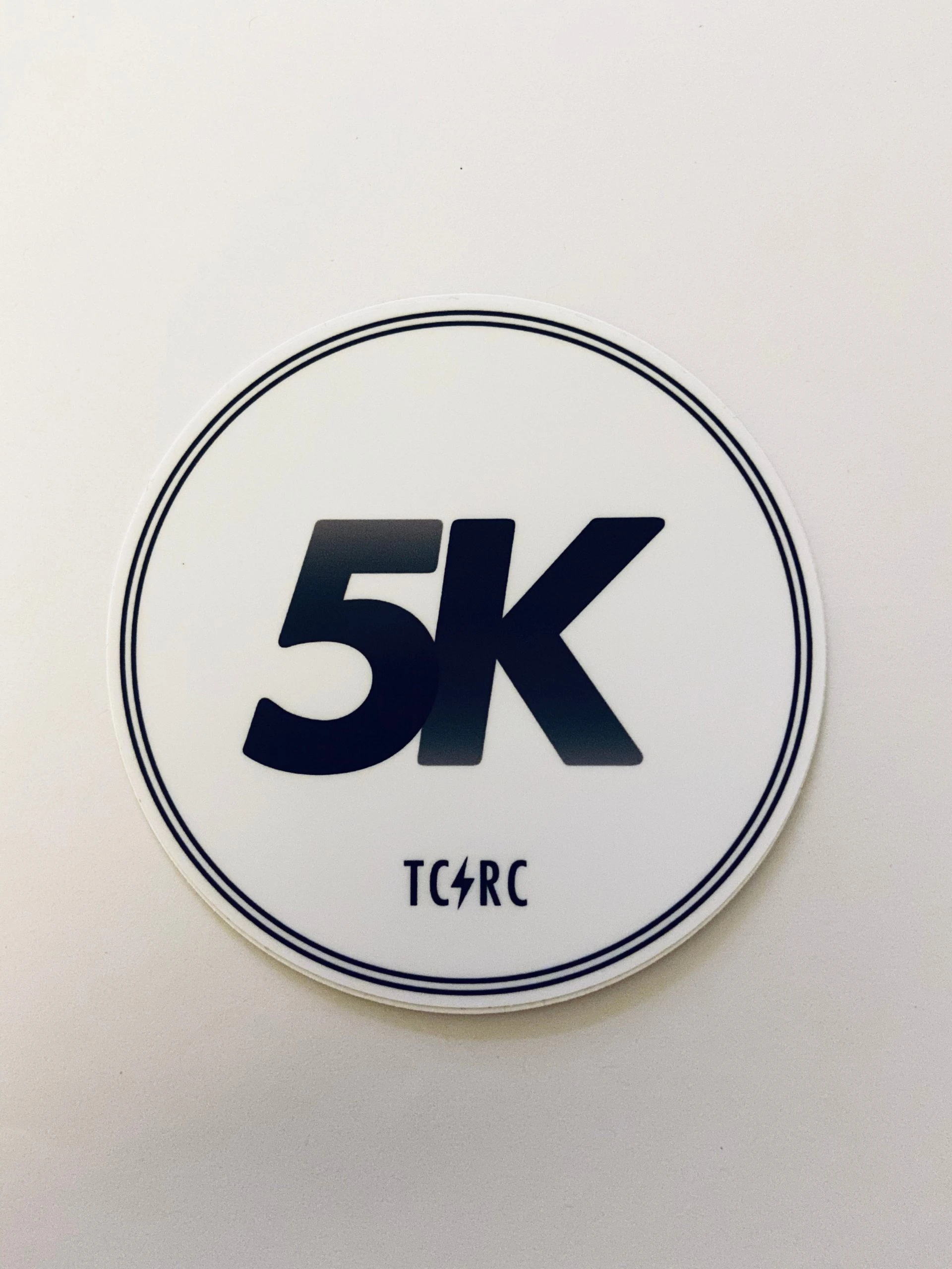 TC Running Co 5K TCRC Sticker 1 TC Running Co 5K TCRC Sticker