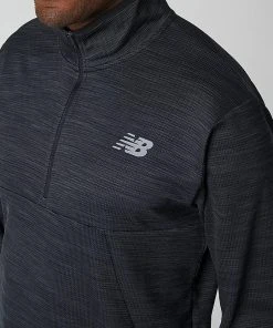 New Balance Men’s Tenacity Quarter Zip (BKH - Black/Heather) -New balance-shop 978DC5C1 C403 434A 9A30 AF22CCDDA98B