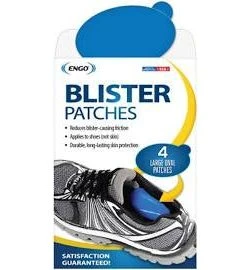Engo Large Oval Blister Patch (4 Pack)