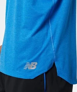 New Balance Men's Graphic Impact Run Singlet (SB8 - Serene Blue/Heather) -New balance-shop 9F206605 B7A4 4498 BBE8 DFED82F335BB