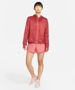 Nike Women's Essential Running Jacket (690 - Pomegranate/Reflective Silver) -New balance-shop A39ACFCA B4F4 41D2 A341 BBBF971A717D