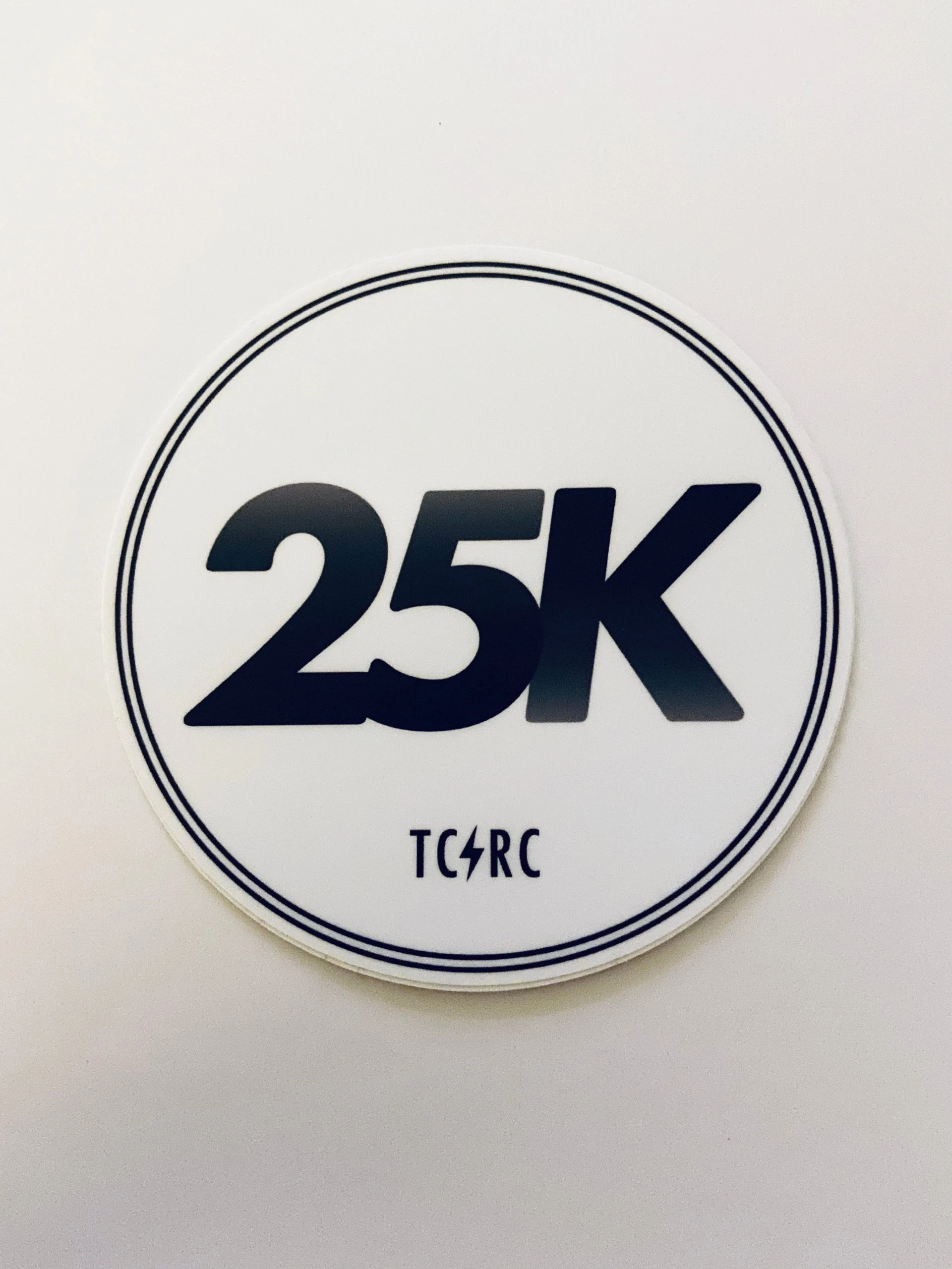 TC Running Co 25K TCRC Sticker 1 TC Running Co 25K TCRC Sticker