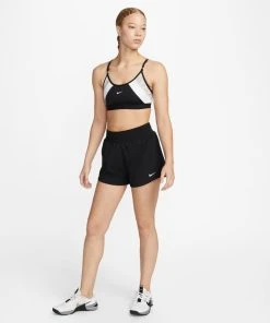 Nike Women’s DRI-FIT High Waisted 3”Brief Lined Short (010 - Black/Reflective Silver) -New balance-shop A88285AC 6B55 4192 A078 8442DCEA13ED