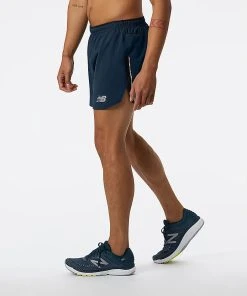 New Balance Men’s Impact Run 5" Short (NGO - Natural Indigo) -New balance-shop A92C86CA 7930 4B42 B3C1 E836F3397F4C