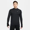 Nike Men's Therma-Fit Repel Element 1/2 Zip Running Top (010 - Black/Reflective Silver)