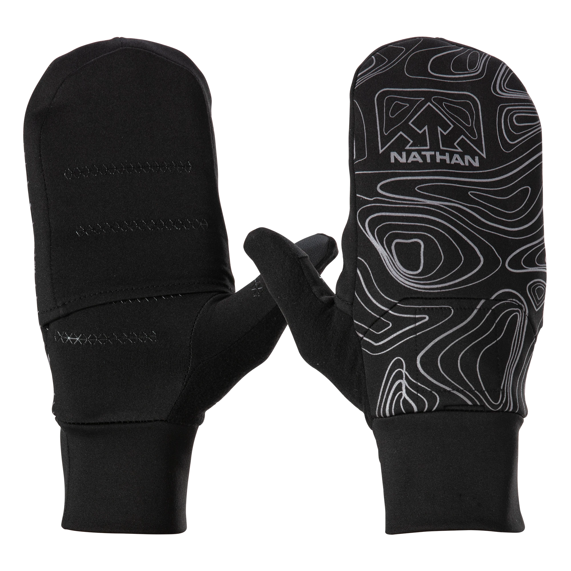 Nathan HyperNight Reflective Convertible Glove/Mitt 1 Nathan HyperNight Reflective Convertible Glove/Mitt