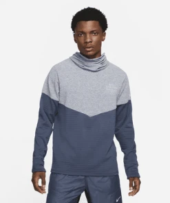 Nike Men’s Therma-Fit Run Division Sphere Element (437 - Navy/Pure/Reflective Silver)