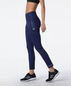 New Balance Women’s Reflective Print Heat Tights (NTD - Night Tide) -New balance-shop B67B55FC 0B89 4CF9 8DE5 506206F0278C