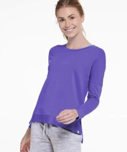 TASC Women’s Riverwalk French Terry Sweatshirt (512 - Vibrant Purple)