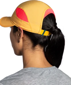 BROOKS Chaser Hat (813 - Sun Glow/Hyper Pink/Run Happy) -New balance-shop B9B705F9 0652 47D4 BCFE AEEBA3960759