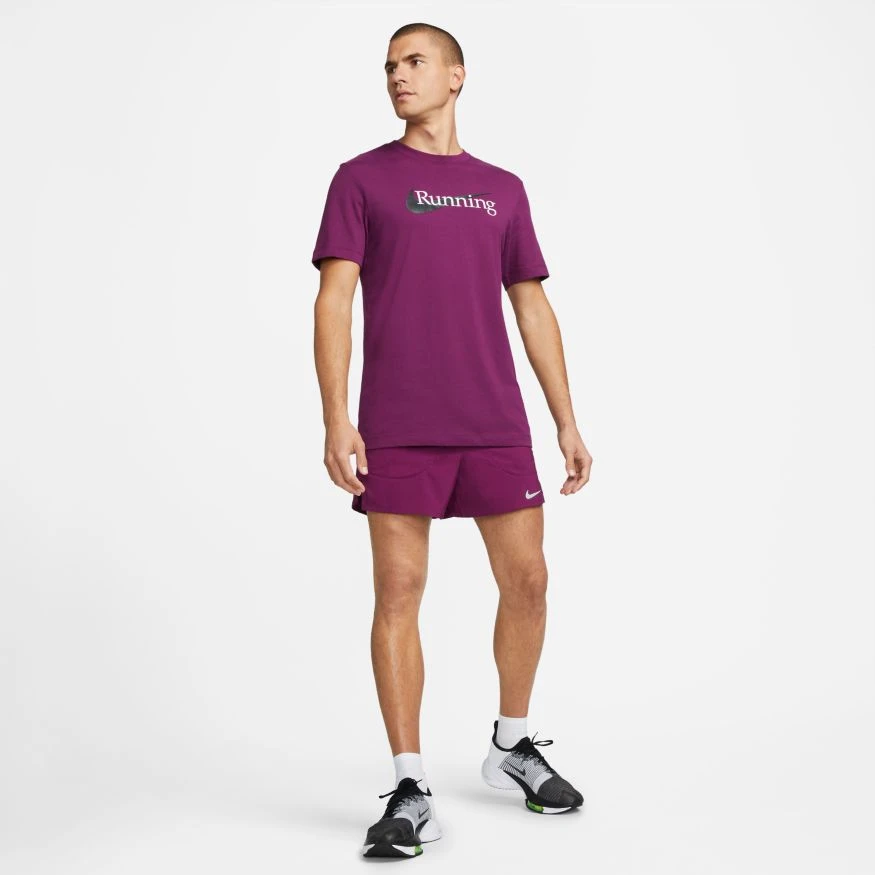 Nike Men’s Flex Short 5” (610 - Sangria/Reflective Silver) 4 Nike Men’s Flex Short 5” (610 - Sangria/Reflective Silver) - Image 4