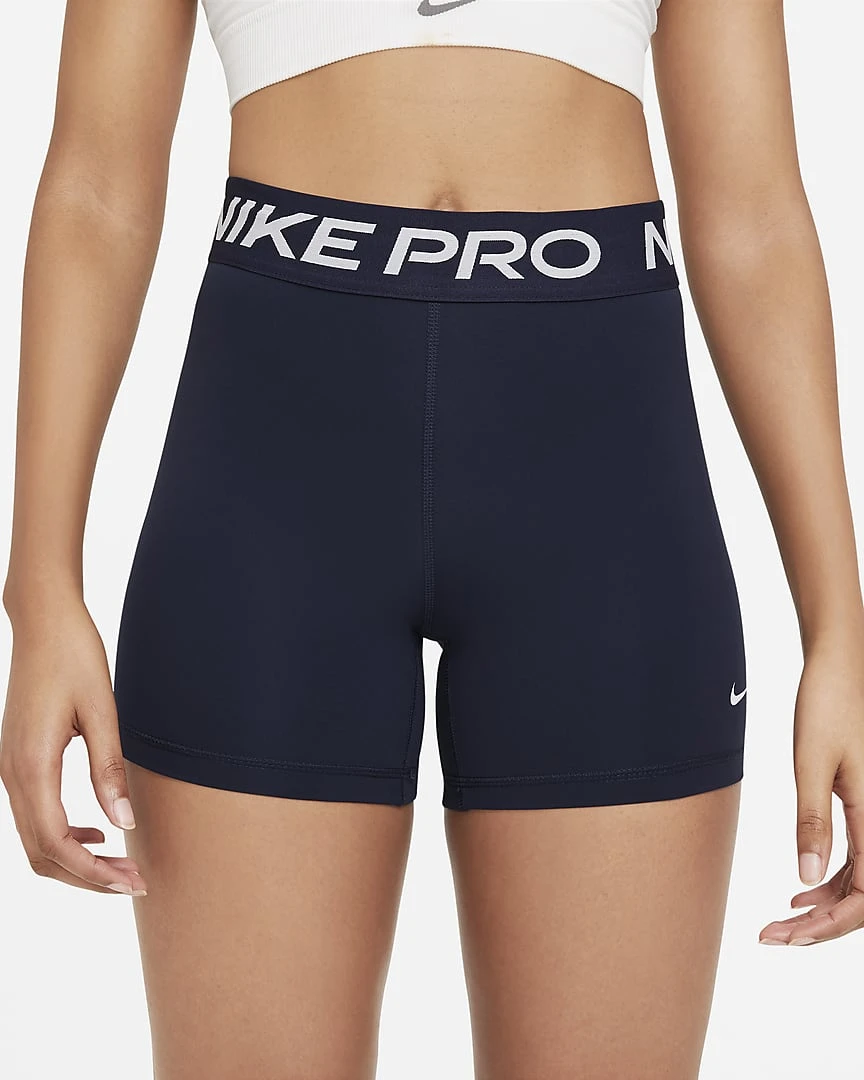 Nike Women's Pro 365 5" Shorts (451 - Obsidian/White) 1 Nike Women's Pro 365 5" Shorts (451 - Obsidian/White)