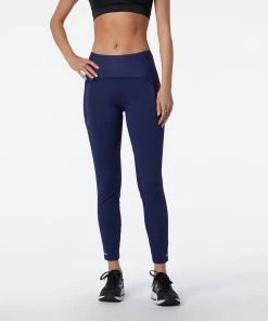 New Balance Women’s Reflective Print Heat Tights (NTD - Night Tide)