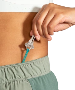 BROOKS Women's Chaser 5" 2-in-1 Short (326 - Pebble/Dark Pebble/Cool) -New balance-shop BED0AF8E CDB2 4530 BD71 83FD8180F0DC